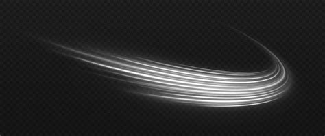 Magic wavy comet on transparent background | Premium Vector