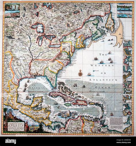 British Empire Map 1700