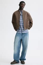 Men's Bomber Jackets | Leather, Varsity & Oversized | H&M IN