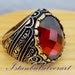Buy Mens Handmade Ring, Turkish Handmade Silver Men Ring, Ottoman Mens ...