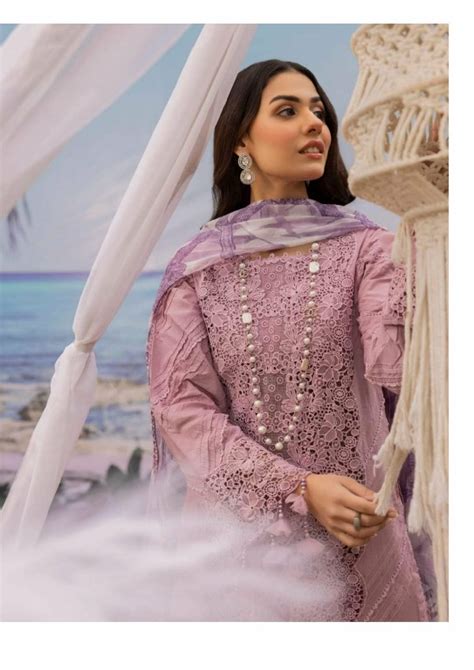 Adans Libas Irha Zia Schiffli Lawn Capter Vol-2 2024 Pakistani Salwar ...