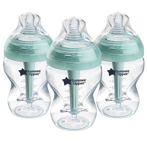 Tommee Tippee Advanced Anti-Colic Baby Bottle, 9oz, Slow Flow. Breast ...