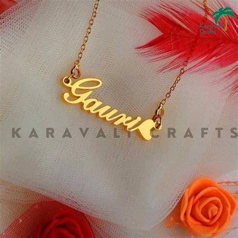 CUSTOMIZED NAME PENDENTS – Karavali Crafts