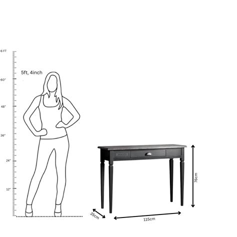 Rustic Silk Blue Console Table: Wooden Console Table