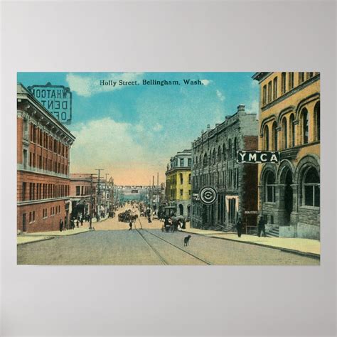 View of Holly Street YMCABellingham, WA Poster | Zazzle