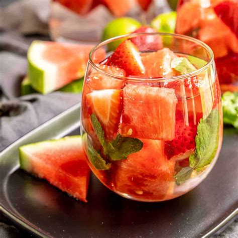 Strawberry Watermelon Infused Water Recipe - Home. Made. Interest.