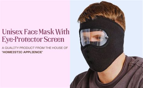 Homeistic Applience cotton Unisex Full Winter Face Mask Windproof And ...
