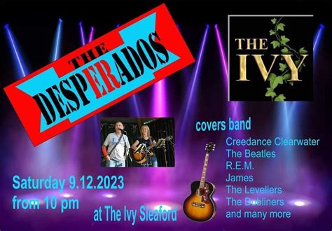 The Desperados at The Ivy Sleaford , The IVY Sleaford, Swinderby, 9 ...
