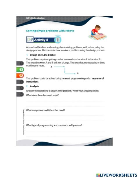 Robotics Worksheet 的图像结果