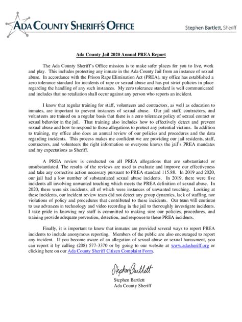 Fillable Online Sheriffs Reports - Ada County Sheriff Ada County ...