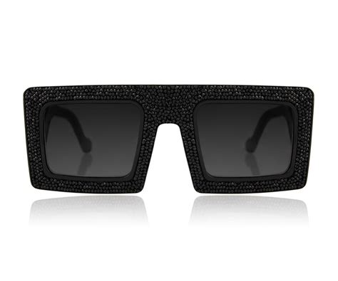 Buy Anna Karin Karlsson Sunglasses MOTHER BEEP BLACK CRYSTAL 54 | GEM ...