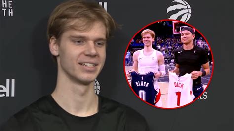 NBA's Gradey Dick Explains Jersey Swap With Anthony Black, 'That's My Guy'