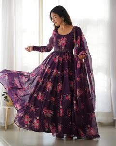Heer Enterprise Anarkali Gown Price in India - Buy Heer Enterprise ...