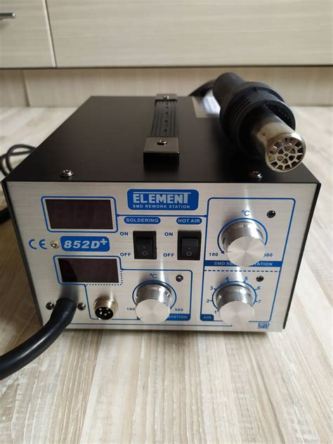 Паяльная станция ELEMENT 852D+, компрессорная — купить по низкой цене в ...