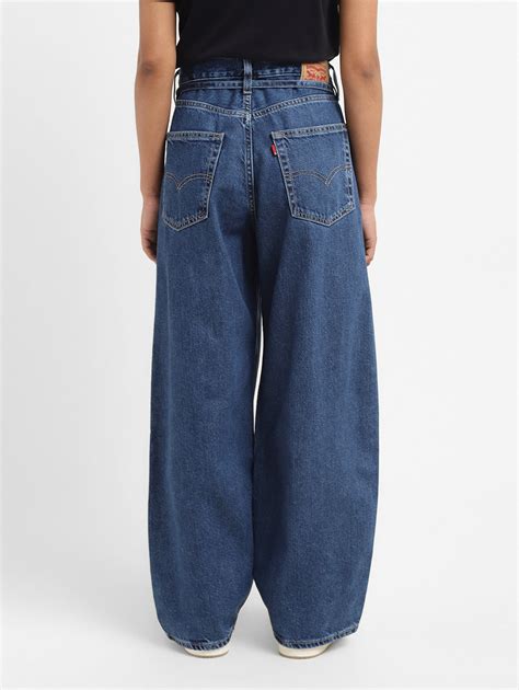 Women's Indigo XL Balloon Loose Fit Mid Rise Jeans – Levis India Store