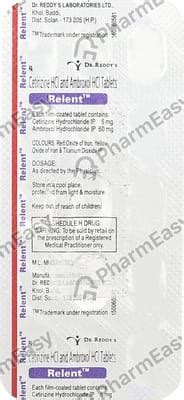 Relent Tablet: Uses, Side-effects, Price, Dosage & More Info - PharmEasy