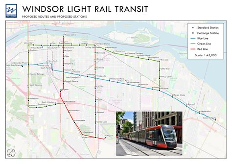 Map Of Downtown Windsor Ontario