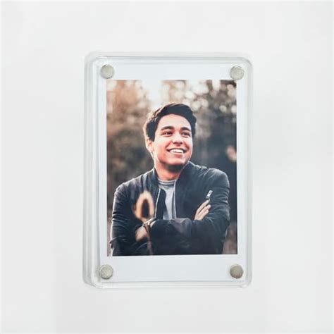 The Zappy Box Personalized Polaroid Magnet Frame, 6.9 cm x 10.1 cm ...