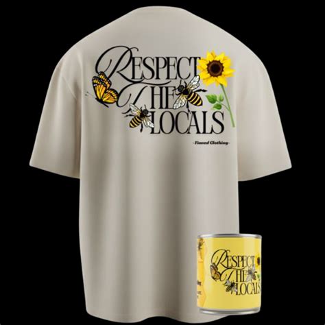 RESPECT THE LOCALS T-SHIRT – Tinned Clothing