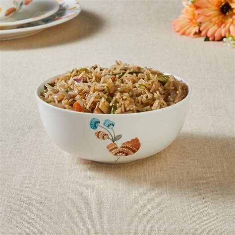 Buy Lucas Bone China Printed Cereal Bowl - 600ml from Home Centre at ...