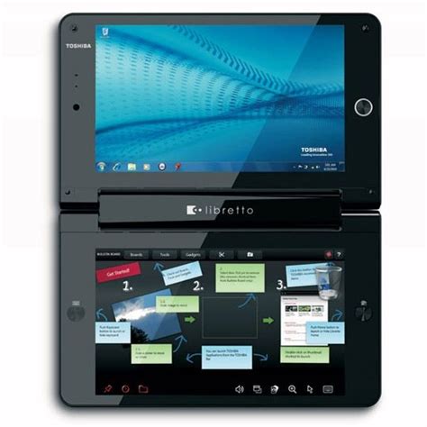 Toshiba Libretto W100: Dual Touchscreen Concept