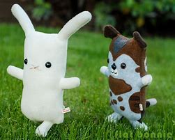 Image result for Brown and White Stuffed Bunny