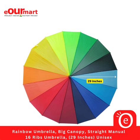 Buy Rainbow Umbrella Online, Big Umbrella | Factory Price in India ...