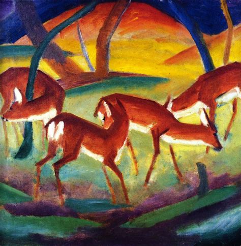 Galerii de arta: Franz Marc(8 februarie 1880 – 4 martie 1916), pictor ...