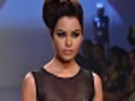 Srishti Rana walks the ramp for Falguni & Shane Peacock