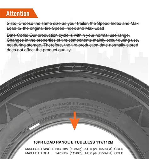 4PCS ST 225/75R15 Trailer Tires Radial 225 75 15 Heavy Duty 10PR Load ...