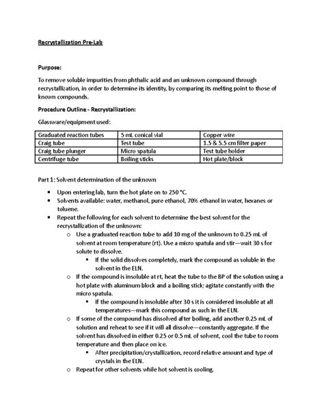 Recrystallization Lab Question 的图像结果