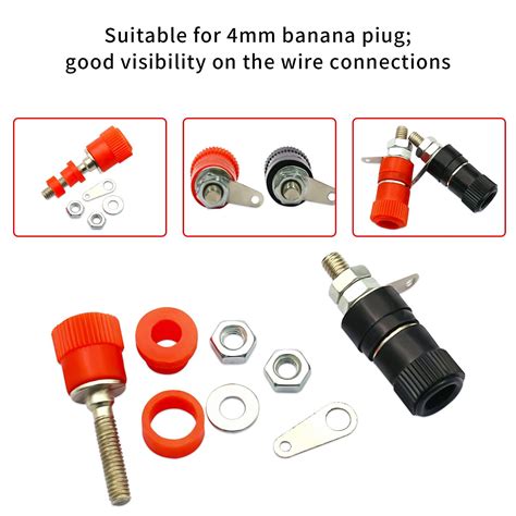 CenryKay 20pcs Terminal Wire Connectors 4mm Banana Socket Kit India | Ubuy