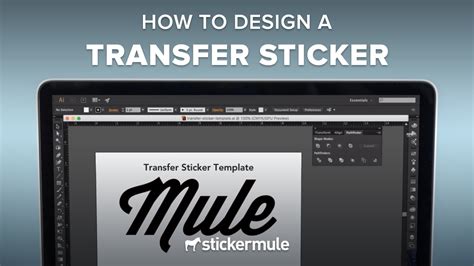 Transfer sticker templates | Sticker Mule India