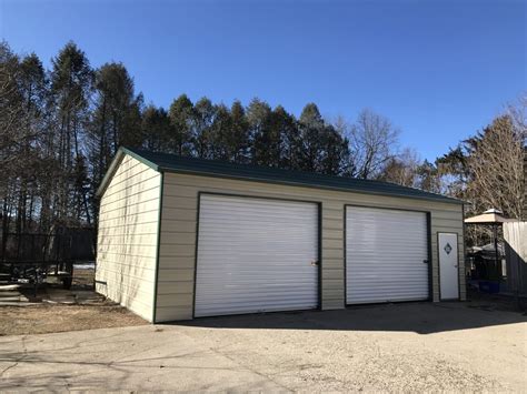 20 x 30 Steel Building in Grand Rapids, Michigan - Midwest Steel Carports