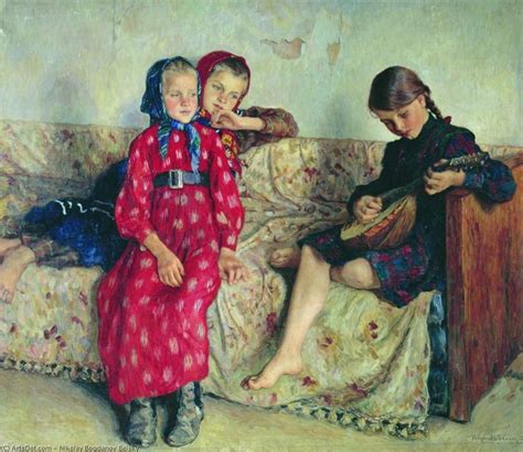 Oil Painting Replica Country Friends by Nikolai Petrovich Bogdanov Belsky (1868-1945) | ArtsDot.com