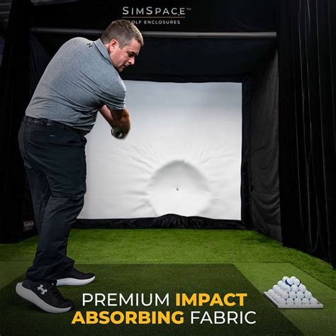 SimSpace Platinum Impact Golf Simulator Screen – Sportswing.in