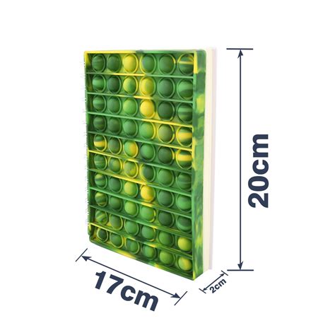 Smily Kiddos Pop IT spiral Note book - Green