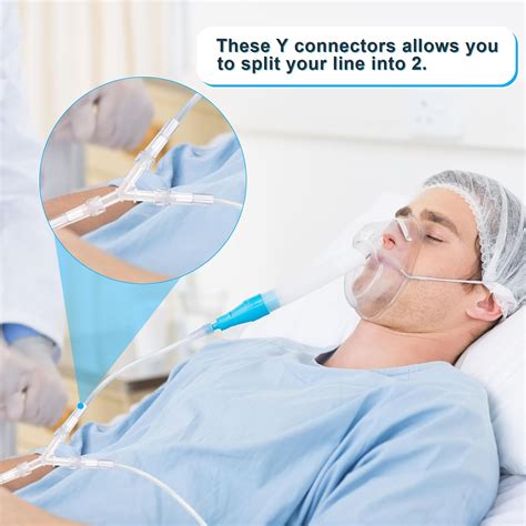 10-Pack YONCOZY Oxygen Tubing Y Splitter Connectors India | Ubuy