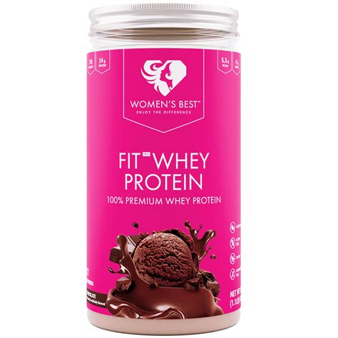 Women's Best Fit Pro Premium Whey Protein Powder, Chocolate, 24g ...