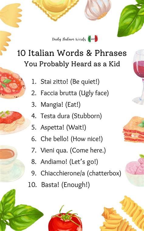 Common Italian Phrases 的图像结果