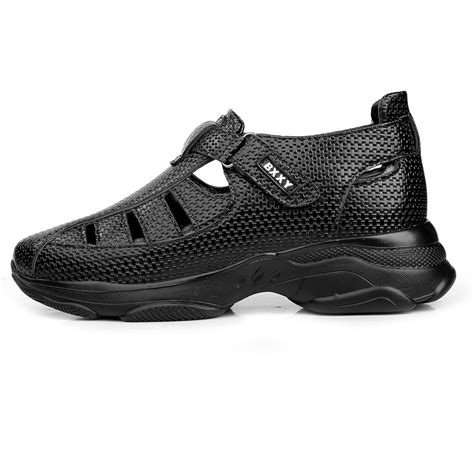 BXXY Men's 3 Inch Hidden Hight Increasing Casual Outdoor Wear Sandal ...