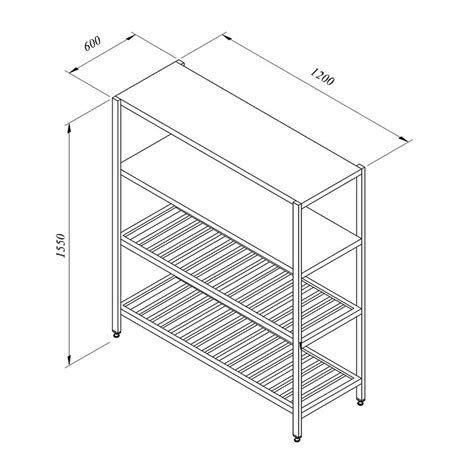 Öztiryakiler Stacking Rack, 2 Flat 2 Grid Tables, 120x60 cm Price