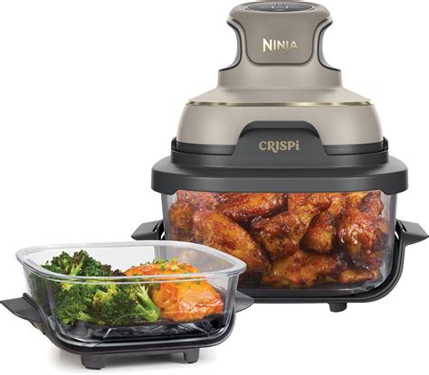 Ninja CRISPi Portable Air Fryer, 3.8L, 4-in-1 Air Fryer, Roast, Keep ...