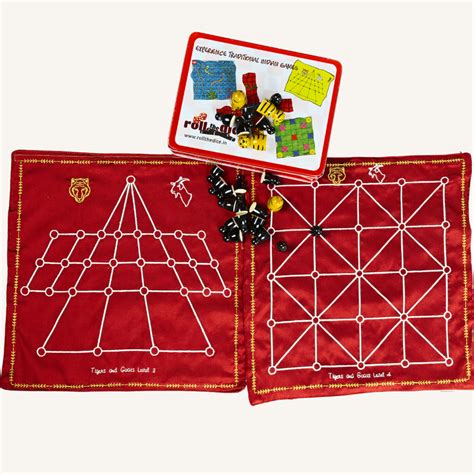 Aadu Huli Board Game – Levels 3 & 4 | Tigers and Goats Traditional Str ...