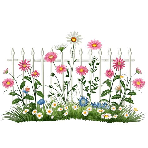 Flower Garden Clip Art Design Flower Garden Png Graphic Clipart Design