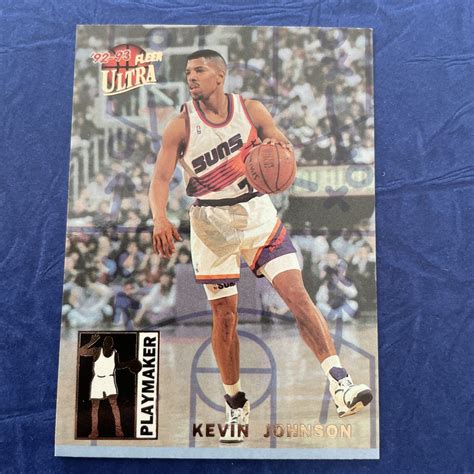 1992-93 Fleer Ultra Playmaker #5 Kevin Johnson NBA Phoenix Suns Michael ...