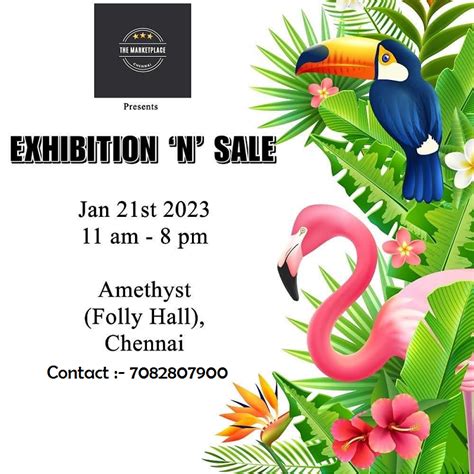 Exhibition And Sale At AMETHYST (Fully Hall) Chennai On 21 January 2023