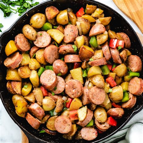 Finest Sausage & Meat Ltd. | Smoked Sausage and Potato Skillet — Recipe