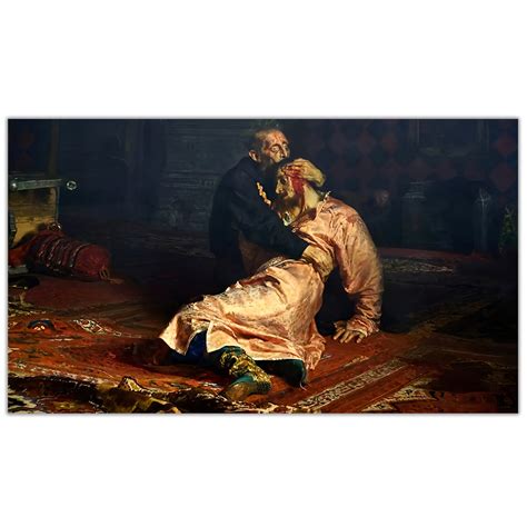 Painting Of Guy Holding Dead Son