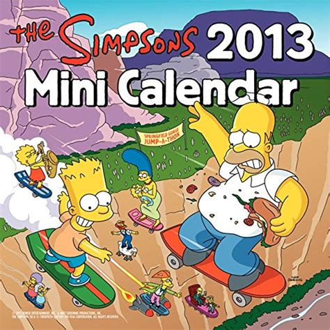 The Simpsons 2013 Mini Calendar : Groening, Matt: Amazon.in: Books